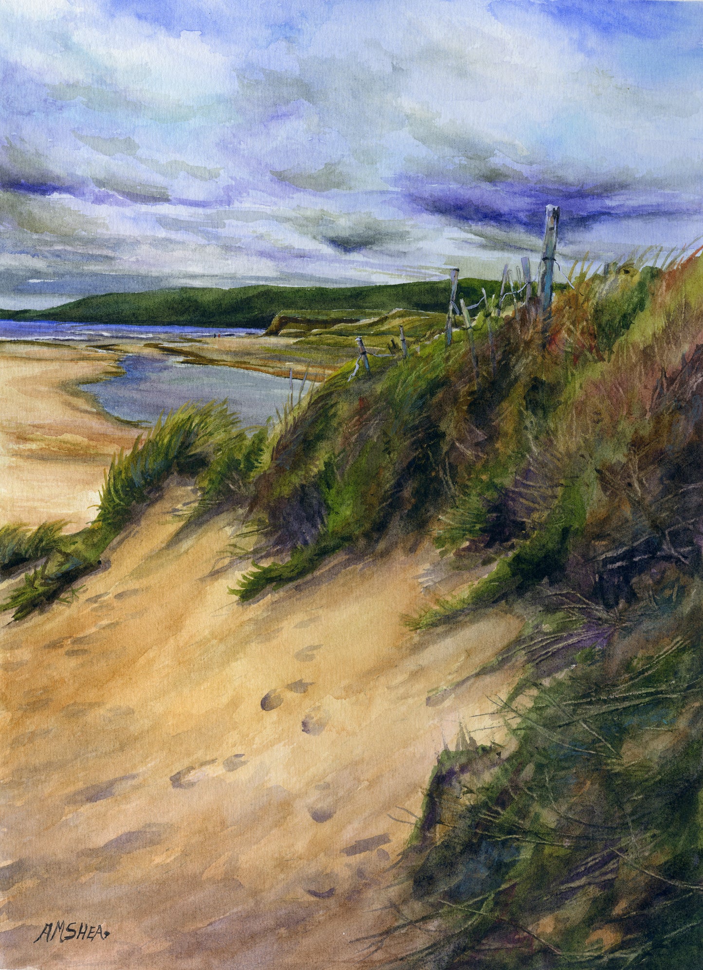 Storm Approaching, View from Inverness Beach Village