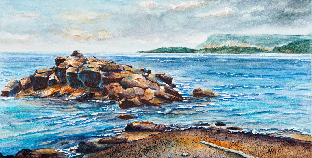 Sleeping Inukshuk, Ingonish Coastline
